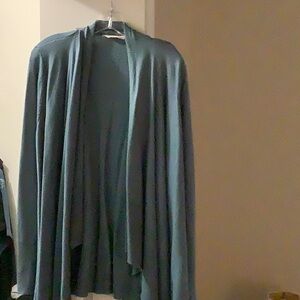 Soft Surroundings blue Knit Cardigan